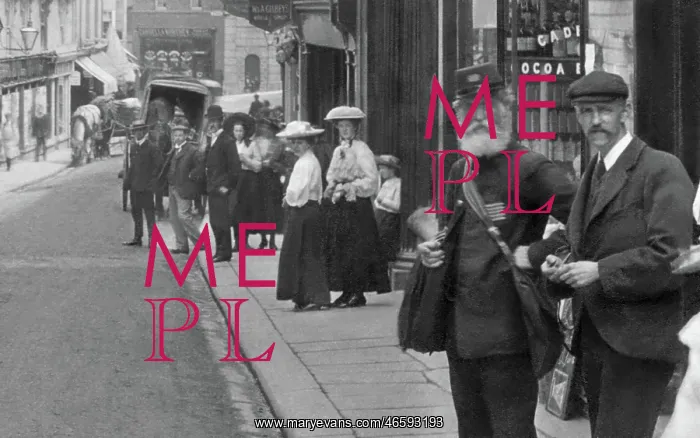  : Bodmin, People in Fore Street 1906
