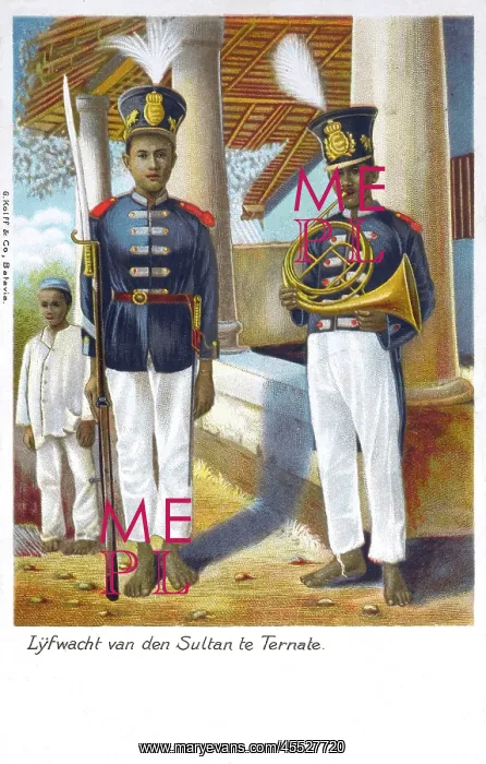 : The bodyguard of the Sultan of Ternate in Singapore : The bodyguard of the Sultan of Ternate in Singapore