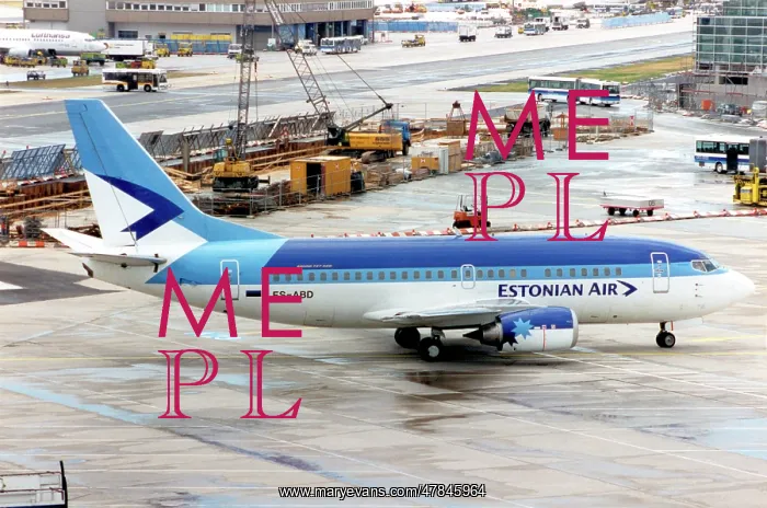 : Boeing 737-500 ES-ABD HEmarik - Dusk : Boeing 737-500 ES-ABD HEmarik - Dusk
