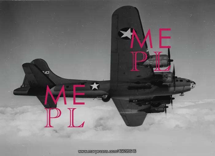  : Boeing B-17F banking port