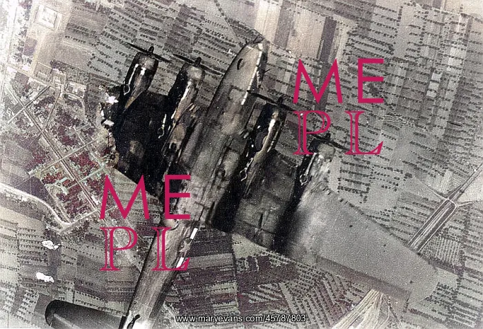  : Boeing B-17F falls victim to enemy flak