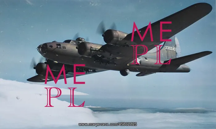  : Boeing B-17F flying