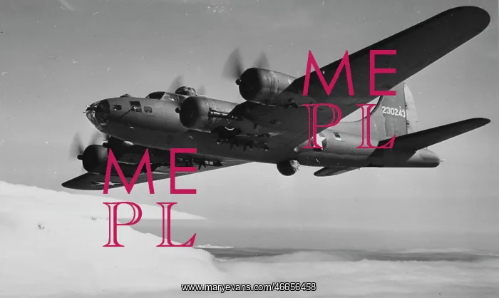  : Boeing B-17F flying