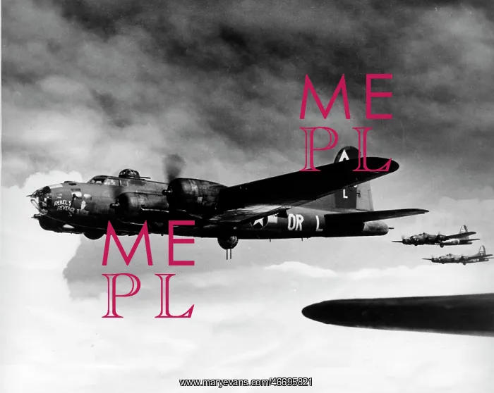 : Boeing B-17F quartet (forward view, flying) : Boeing B-17F quartet (forward view, flying)