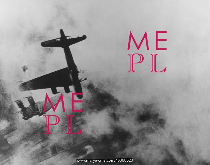 : Boeing B-17G whose left wing fell off over Stendal : Boeing B-17G whose left wing fell off over Stendal