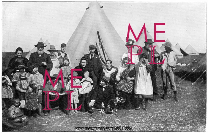 : Boer families in a concentration camp at Eshowe : Boer families in a concentration camp at Eshowe