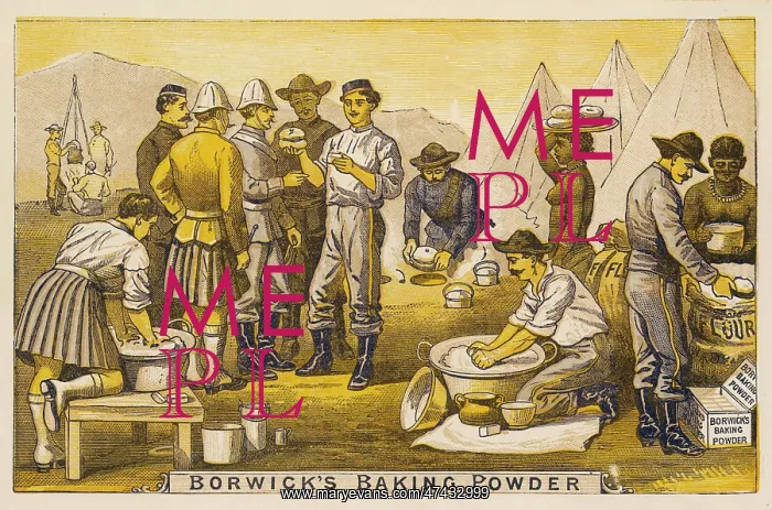 : BOER WAR CAMP SCENE : BOER WAR CAMP SCENE