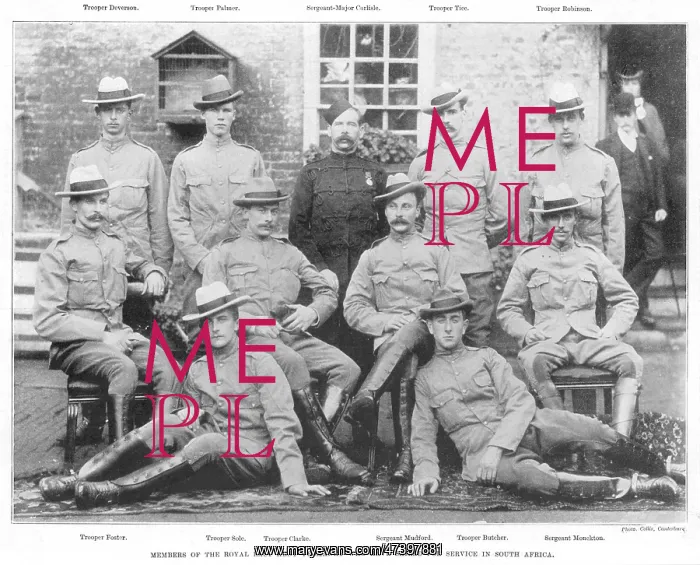  : BOER WAR YEOMANRY TROOPS