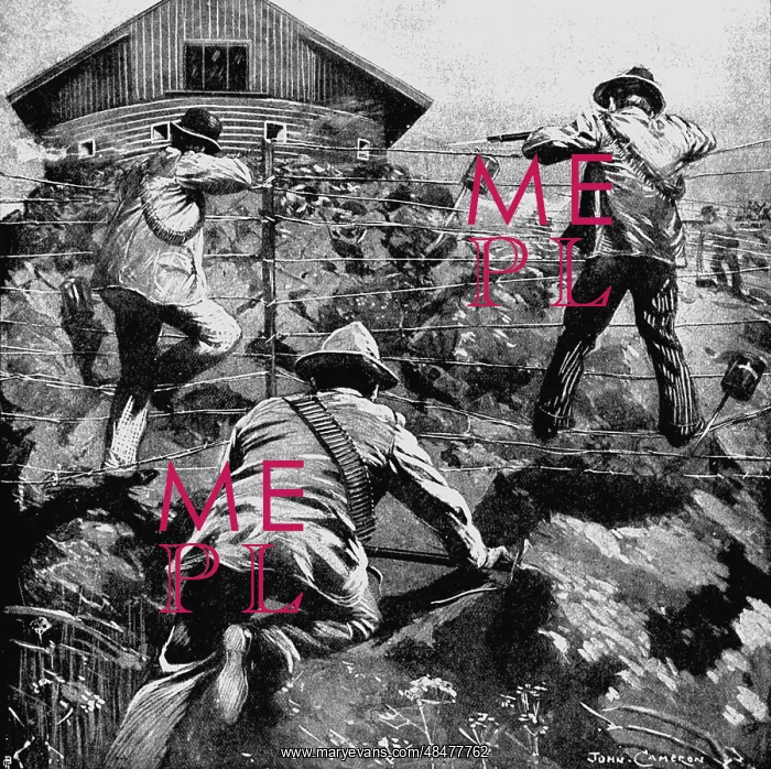 : Boers attacking a British blockhouse (microfort) : Boers attacking a British blockhouse (microfort)