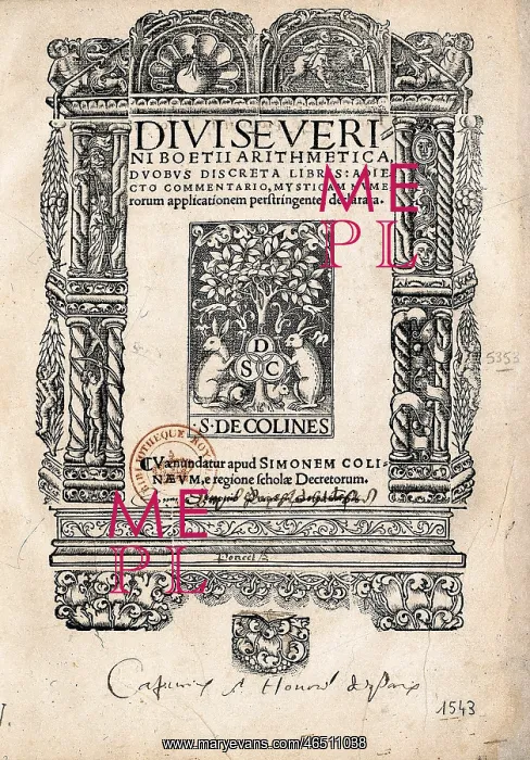 : BOETHIUS, Anicius Manlius Severinus (480-524) : BOETHIUS, Anicius Manlius Severinus (480-524)