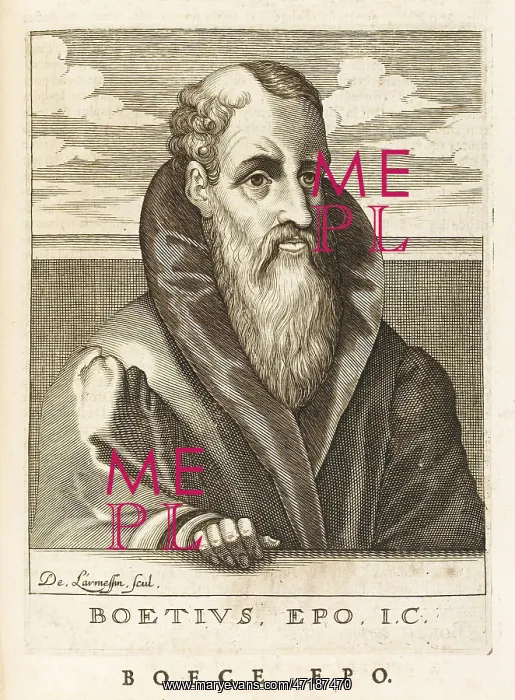  : BOETIUS (1529 - 1599), French jurist
