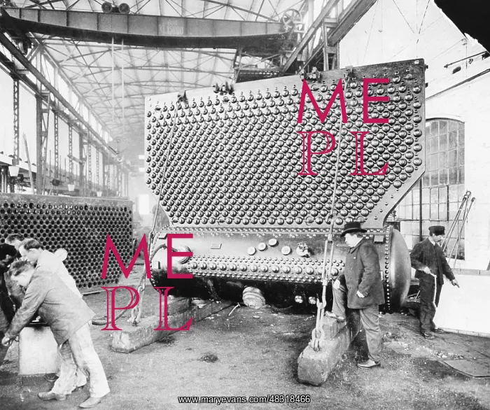 : Boiler manufacturing plant, 1905 : Boiler manufacturing plant, 1905