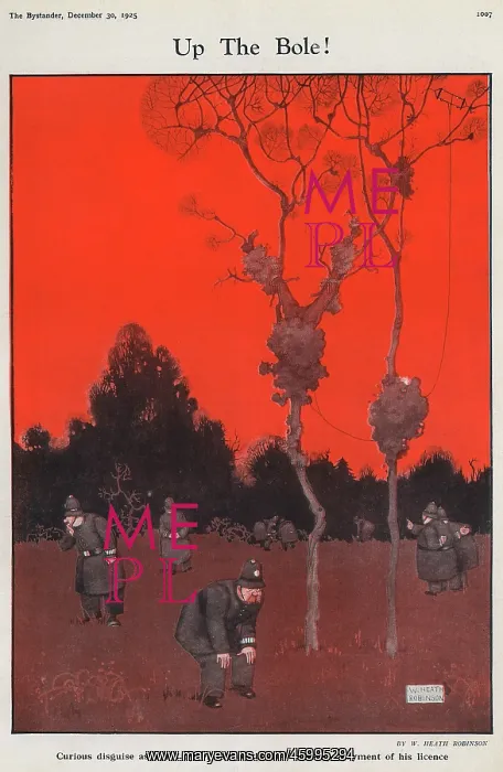 : Up the Bole! by William Heath Robinson : Up the Bole! by William Heath Robinson