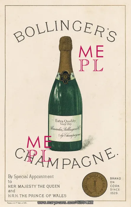  : Bollingers Champagne