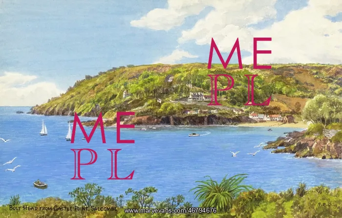 : Bolt Head, Salcombe, Devon, viewed from Castle Point : Bolt Head, Salcombe, Devon, viewed from Castle Point