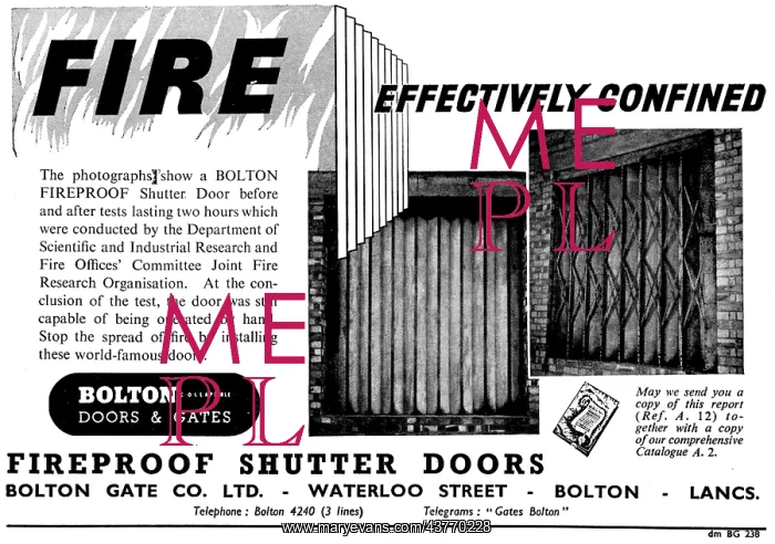 : Bolton Fireproof Shutter Doors : Bolton Fireproof Shutter Doors
