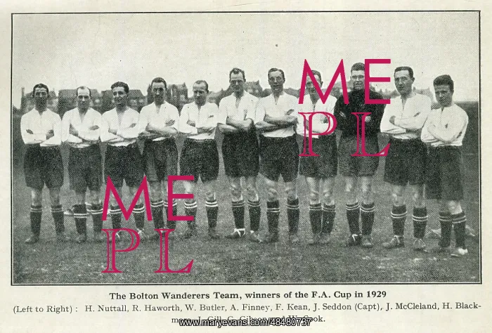 : Bolton Wanderers team, FA Cup winners in 1929 : Bolton Wanderers team, FA Cup winners in 1929
