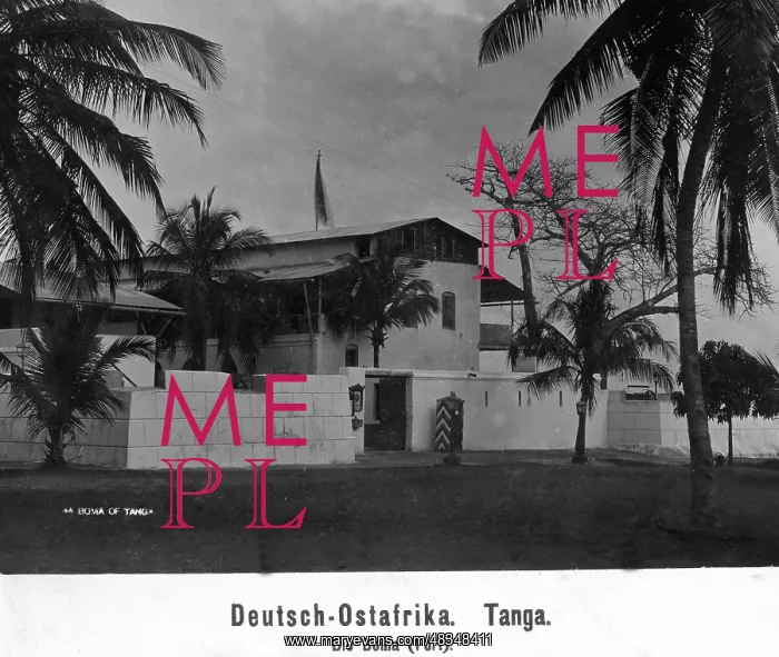 : The boma of Tanga, around 1900 : The boma of Tanga, around 1900