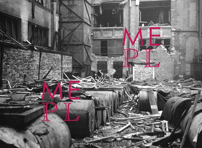 : Bomb damage in Berlin, 1943 : Bomb damage in Berlin, 1943