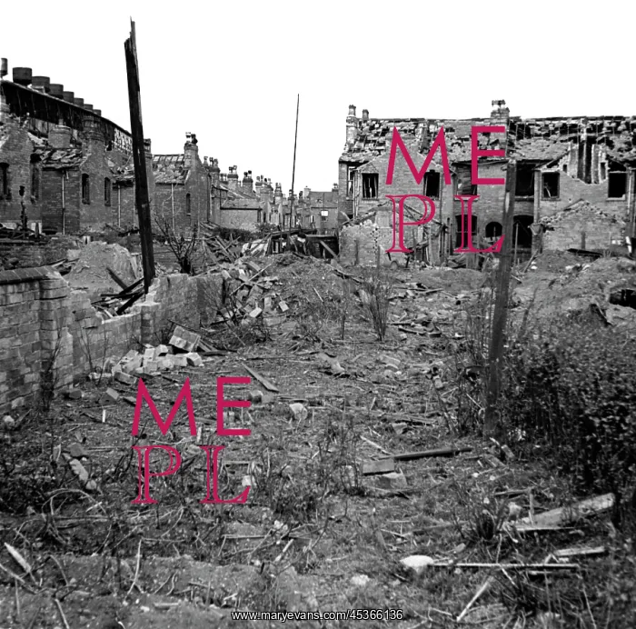 : Bomb damage, Birmingham 1942 : Bomb damage, Birmingham 1942