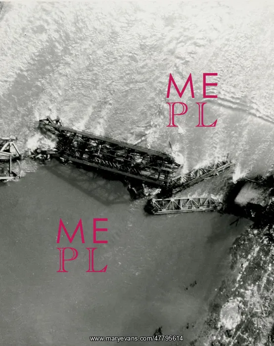 : Bomb damage to the Eller railway bridge, Germany : Bomb damage to the Eller railway bridge, Germany
