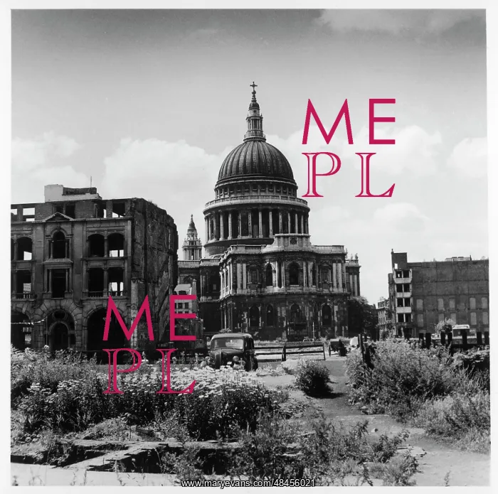 : BOMB DAMAGED ST PAUL'S : BOMB DAMAGED ST PAUL'S