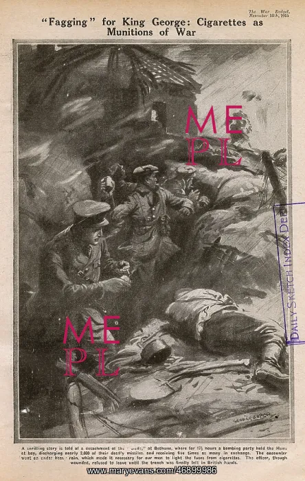 : Bomb party using cigarettes to light fuses, WWI : Bomb party using cigarettes to light fuses, WWI