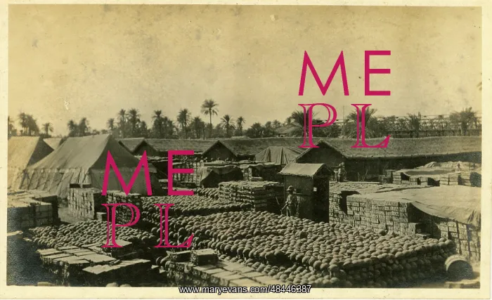  : Bomb Store, Basra, Iraq, WW1