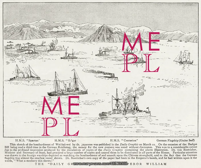 : Bombardment of Wei-hai-Wei, 1895 : Bombardment of Wei-hai-Wei, 1895