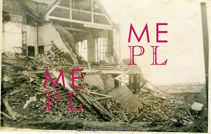 : Bombed Works, Broughton, Lancashire : Bombed Works, Broughton, Lancashire