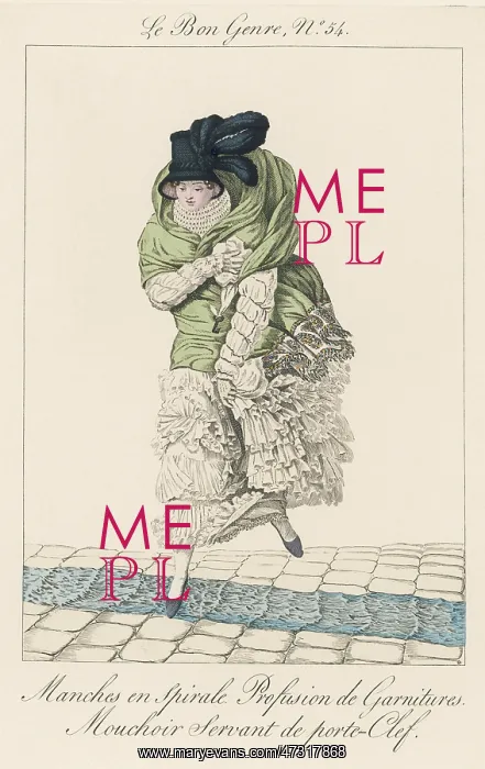 : Bon Genre No.54 circa 1815 : Bon Genre No.54 circa 1815