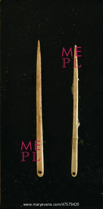 : Bone needles of Magdalenian age : Bone needles of Magdalenian age