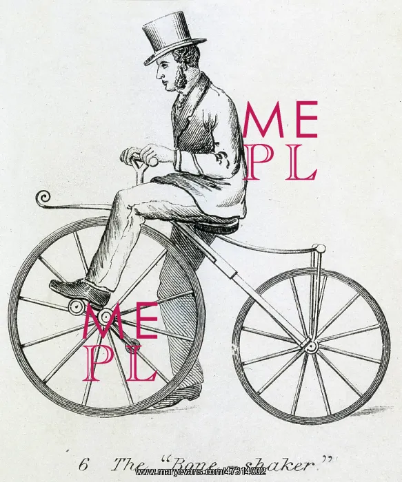 : Bone-Shaker Bike - circa 1830 : Bone-Shaker Bike - circa 1830