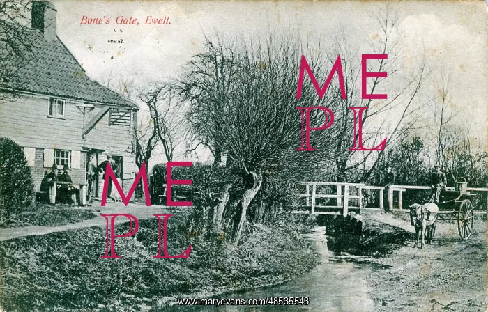 : Bone's Gate, Ewell, Surrey : Bone's Gate, Ewell, Surrey