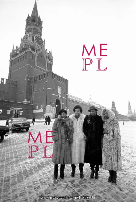 : Boney M disco group in Moscow, 1978 : Boney M disco group in Moscow, 1978