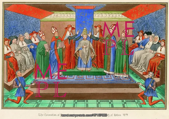 : BONIFACIUS IX CROWNED : BONIFACIUS IX CROWNED