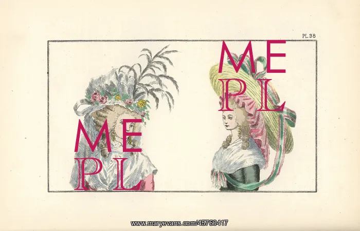 : Bonnet a l'Iphigenie and chapeau a la Colette : Bonnet a l'Iphigenie and chapeau a la Colette