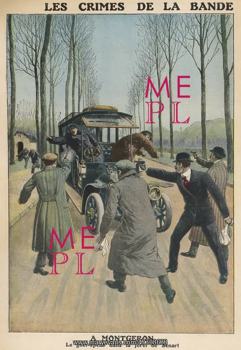 : BONNOT GANG HOLD UP : BONNOT GANG HOLD UP