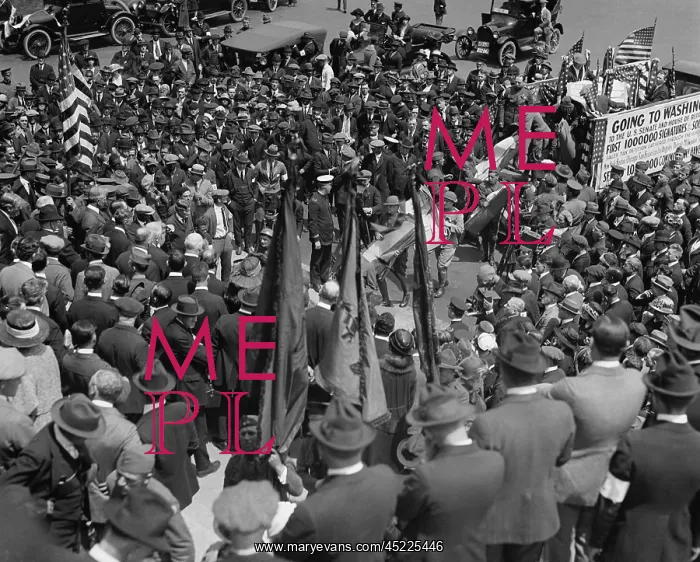 : The Bonus March. 1922 demonstration by World ? : The Bonus March. 1922 demonstration by World ?