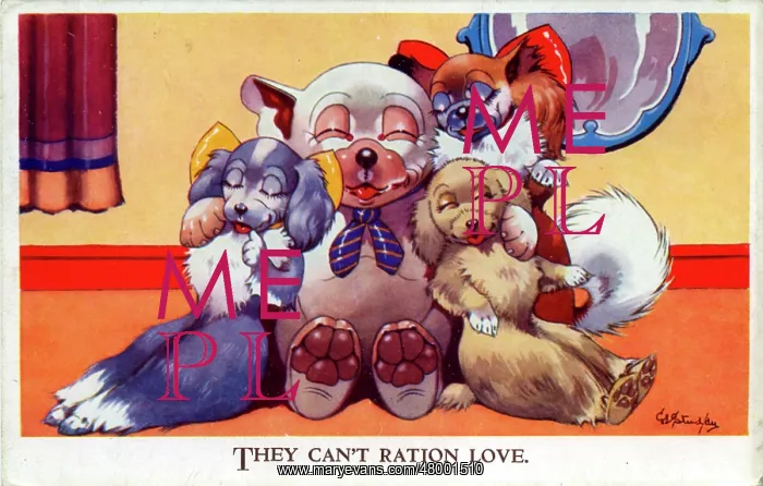 : Bonzo, They can't ration love, WW2 : Bonzo, They can't ration love, WW2