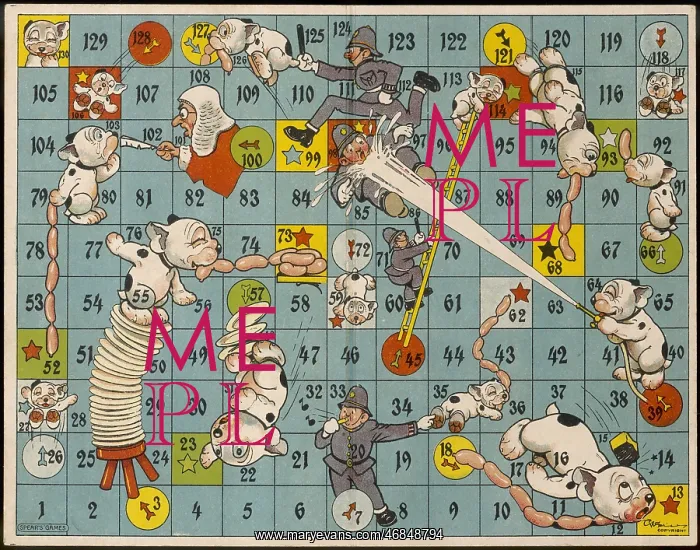 : The Bonzo Chase board game : The Bonzo Chase board game