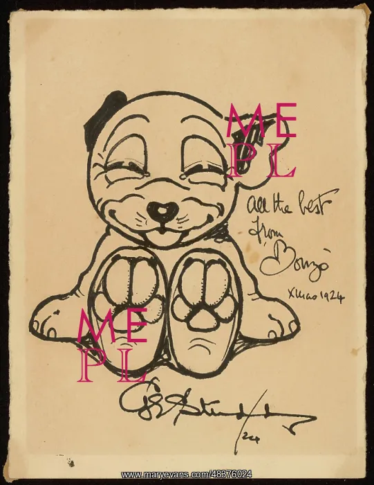 : Bonzo with Studdy signature : Bonzo with Studdy signature