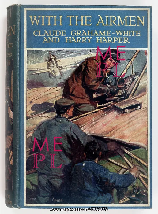 : Book cover design, With the Airmen : Book cover design, With the Airmen