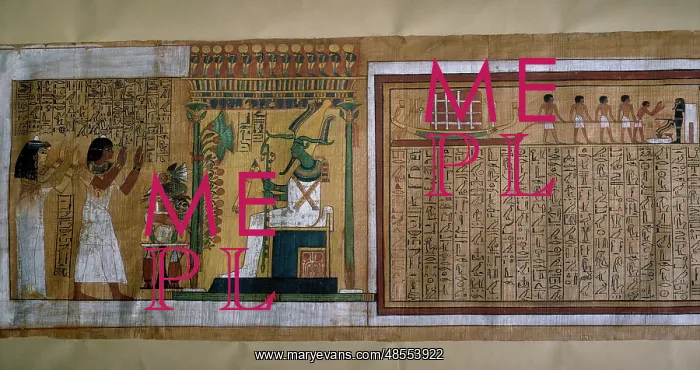 : Book of the Dead. Tomb of Kha. Egypt : Book of the Dead. Tomb of Kha. Egypt