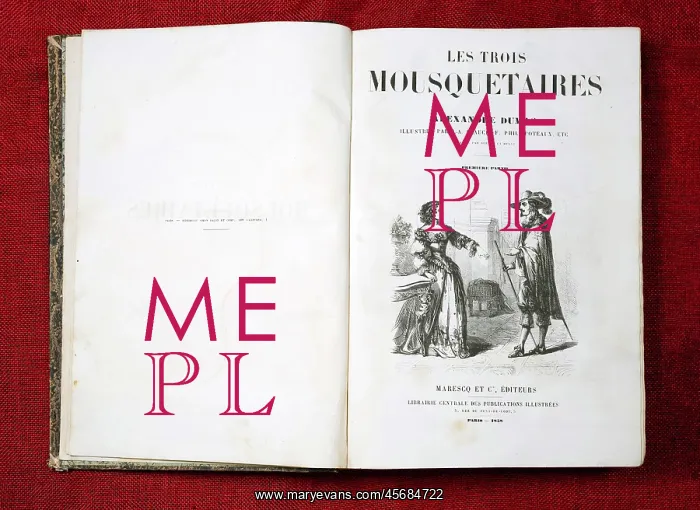 : Book, Musee D'Artagnan, Lupiac, Gers, Occitania, France : Book, Musee D'Artagnan, Lupiac, Gers, Occitania, France