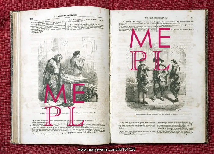 : Book, Musee D'Artagnan, Lupiac, Gers, Occitania, France : Book, Musee D'Artagnan, Lupiac, Gers, Occitania, France