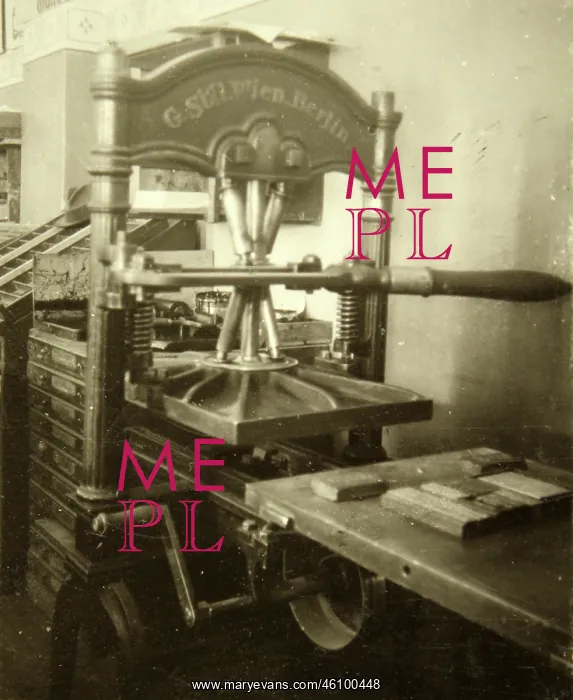 : Book printing house in Vienna - Hand printing : Book printing house in Vienna - Hand printing