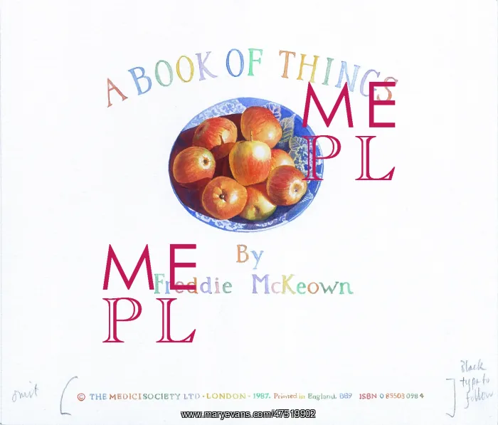  : A Book of Things