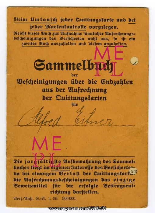 : Booklet for compensation, Saxony-Anhalt insurance, Halbersta : Booklet for compensation, Saxony-Anhalt insurance, Halbersta
