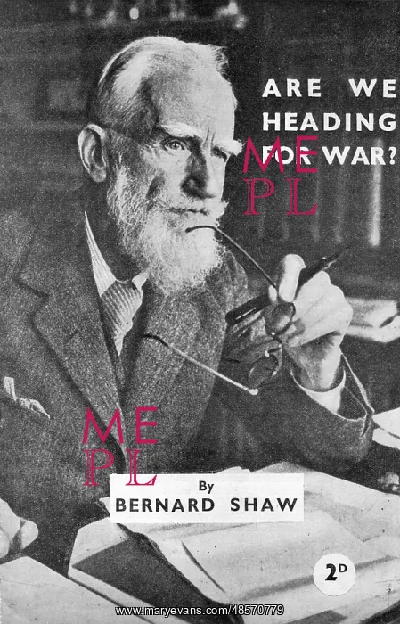 : Booklet cover, George Bernard Shaw : Booklet cover, George Bernard Shaw